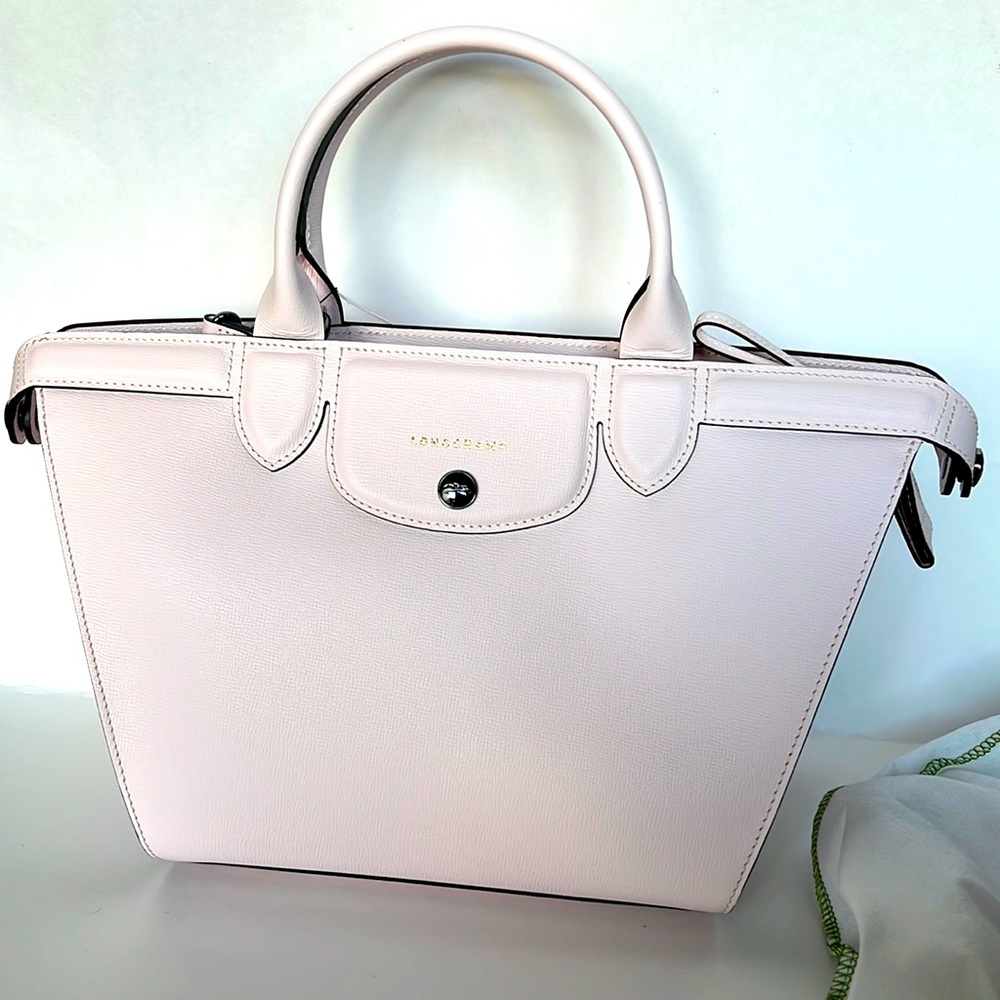 NWT LONGCHAMP GIRL PINK SM HB SHOULDER BAG WITH DETACHABLE STRAP.